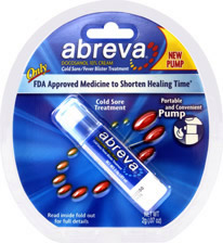 Abreva-Cold Sore/Fever Blister Treatment 2 gram pump