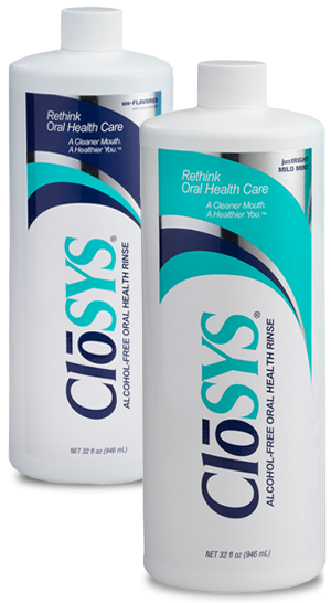 CloSYS Flavored Antiseptic Oral Rinse 32oz
