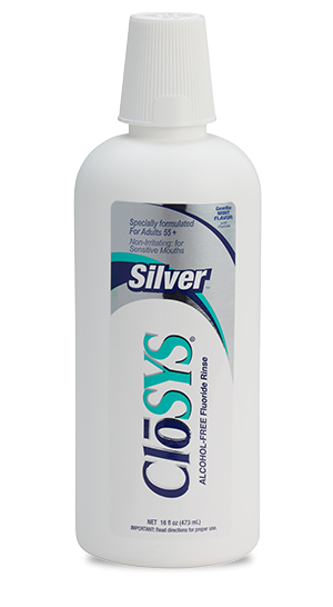 CloSYS Silver Fluoride Oral Health Rinse 3.4oz
