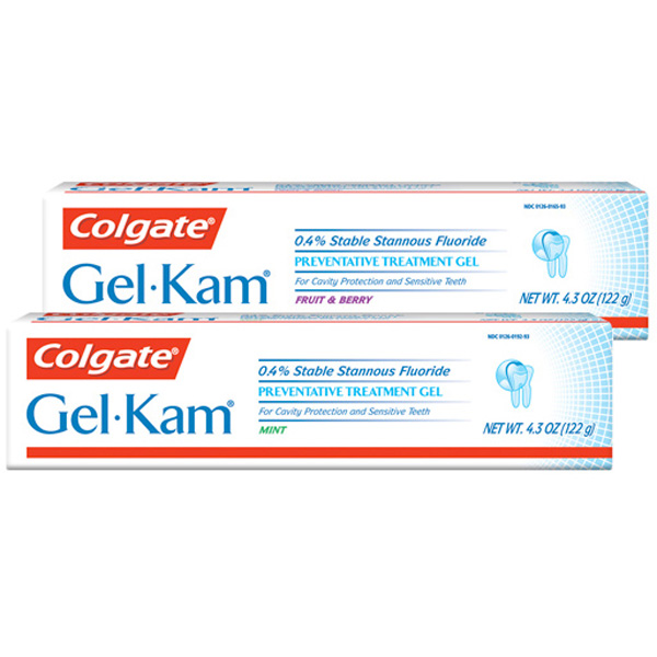 Colgate Gel-Kam Toothpaste Gel Non-Rx 0.4% SNF2 Fruit & Berry 4.3oz