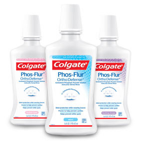 Colgate Phos-Flur Ortho Defense Oral Rinse 16.9 oz Mint