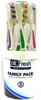 Dr. Fresh Dailies Family Pack 6 toothbrush pack