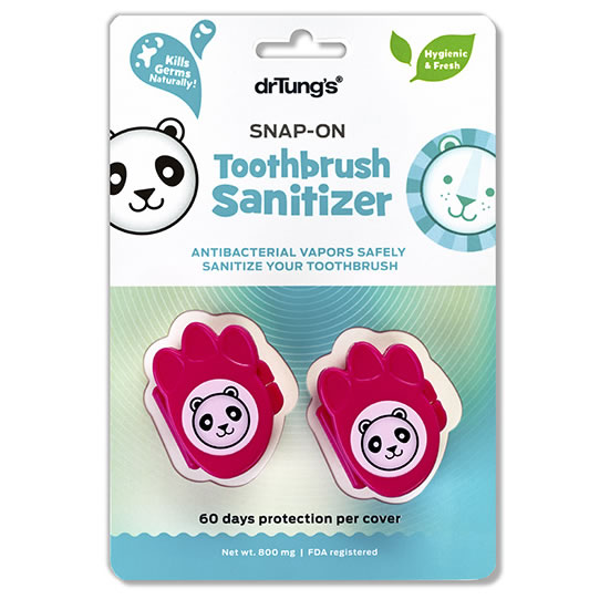 Dr Tung's Kids Snap-on Toothbrush Sanitizer