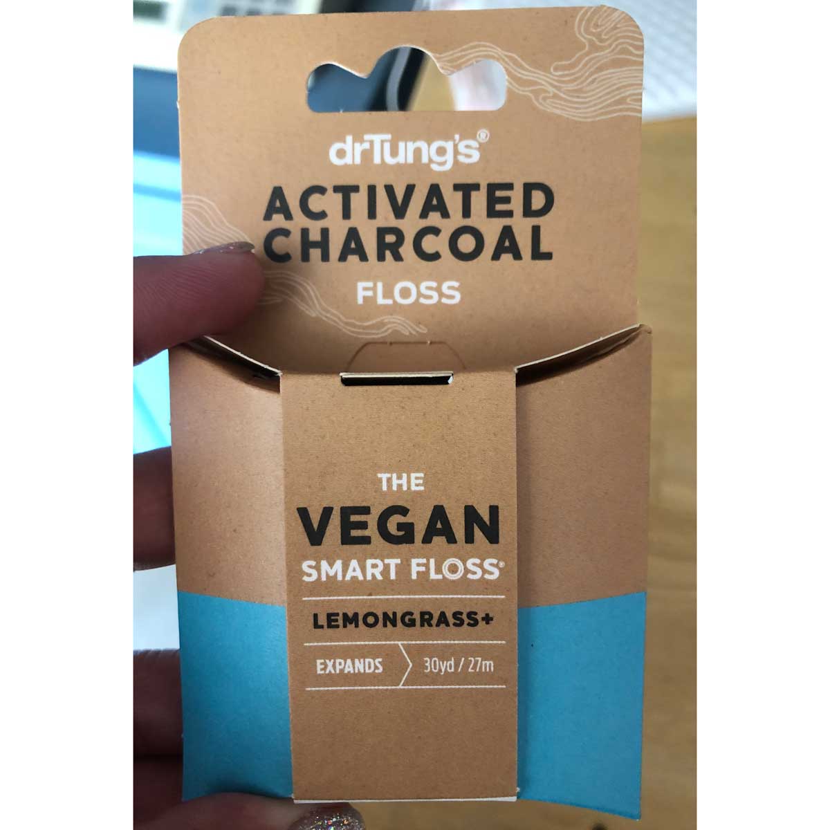 Dr. Tung's Activated Charcoal Floss – 30yds - Vegan
