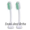 Emmi-dent Ortho Replacement Brushheads with Ultrasonic Chip 2-Pack