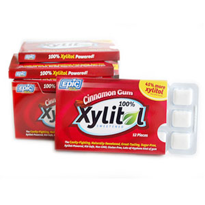 Epic Xylitol Gum Cinnamon 12 pieces