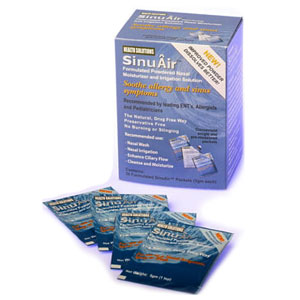 SinuAir Formulated pre-measured packets