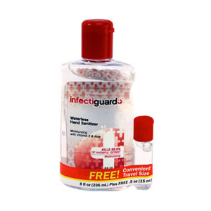 Infectiguard 8 Oz. Hand Sanitizer with Free .5 Oz Gel