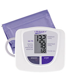 LifeSource UA-779V Advanced Auto Infilation Sensor Blood Pressure Monitor