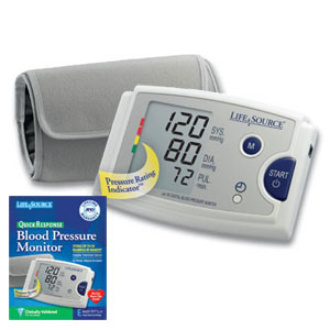 LifeSource UA-787 Quick Response Digital Blood Pressure Monitor with Easy Cuff