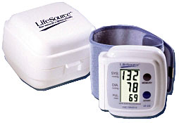 LifeSource UB-328 Wrist Auto-Inflation Digital Blood Pressure Monitor
