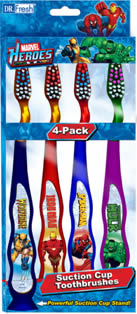 Marvel Hero toothbrushes 4 pack