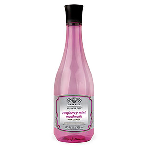 Natures Gate Raspberry Mint Whitening Mouthwash with Fluoride 14.5oz
