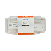 Philips Zoom DayWhite 9.5% hydrogen peroxide Box of 10 3-syringe refill packs.