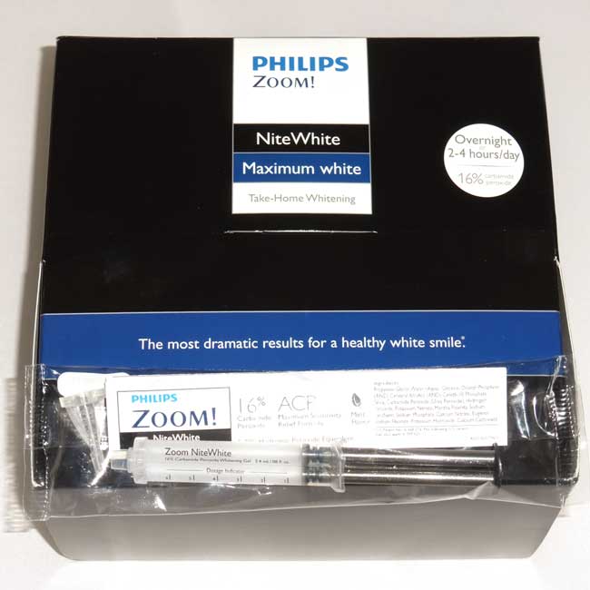 Zoom NiteWhite 16% Carbamide Peroxide 25 syringe kit