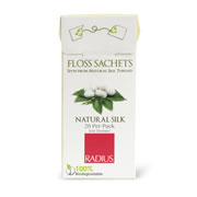 Radius Natural Biodegradable Silk Floss Sachets (20 per pac)