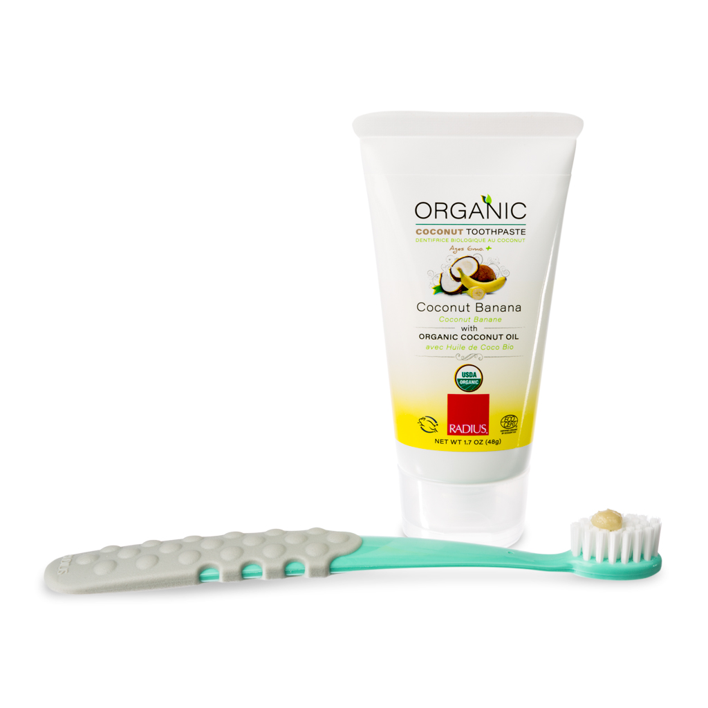 Radius Organic Children's Toothpaste Coconut Banana 1.7 oz