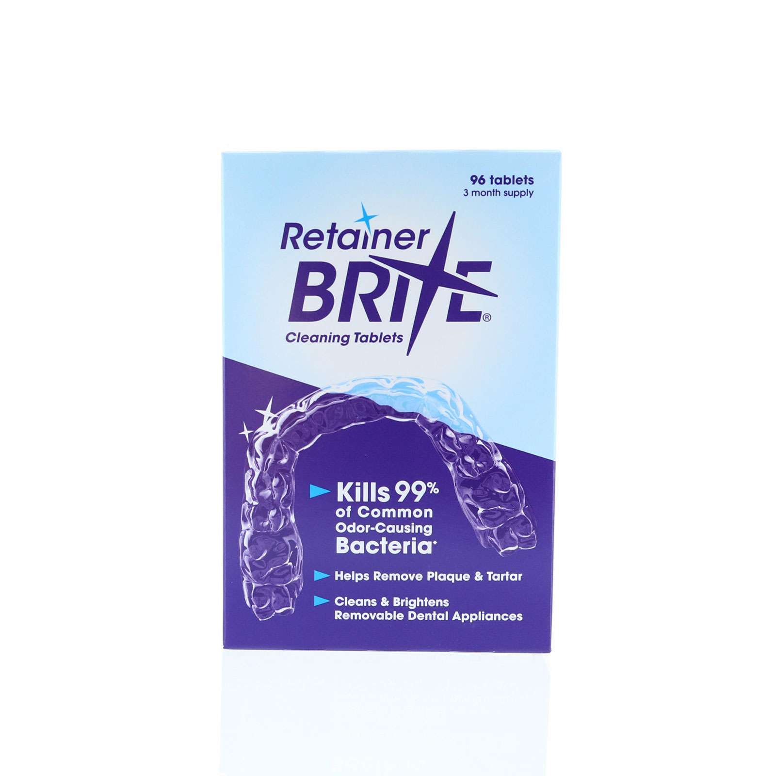 Retainer Brite Cleaning Tablets 96 Tablets - 3 Months Supply