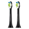 Sonicare DiamondClean Standard Sonic toothbrush heads 3 pack Black Edition