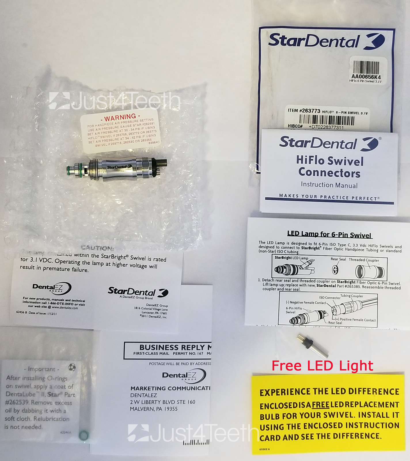 Star Dental 6 pin Swivel Connector 263773