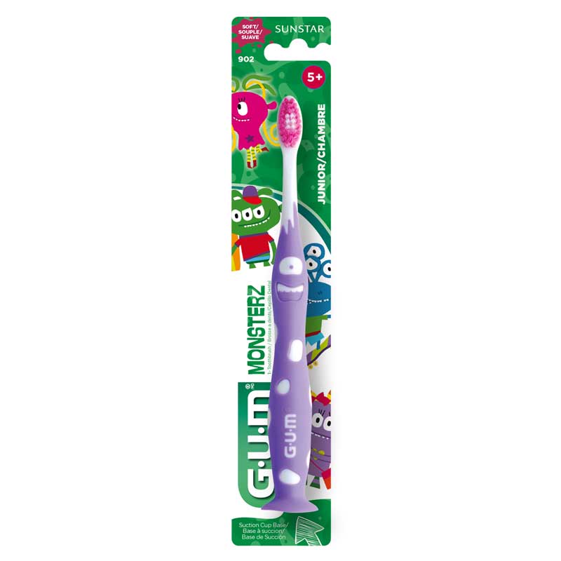 Sunstar GUM 902 GUM Junior Monsterz Manual Toothbrush - Ages 5+