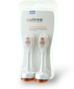 Ultreo Replacement Ultrasound Brush Head - 2 pack