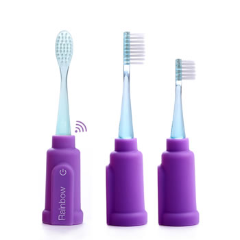 Rainbow Smart Toothbrush by Vigilant Purple