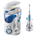 Waterpik WP-100 Water Jet and Sensonic SR-1000 Toothbrush Combo Kit